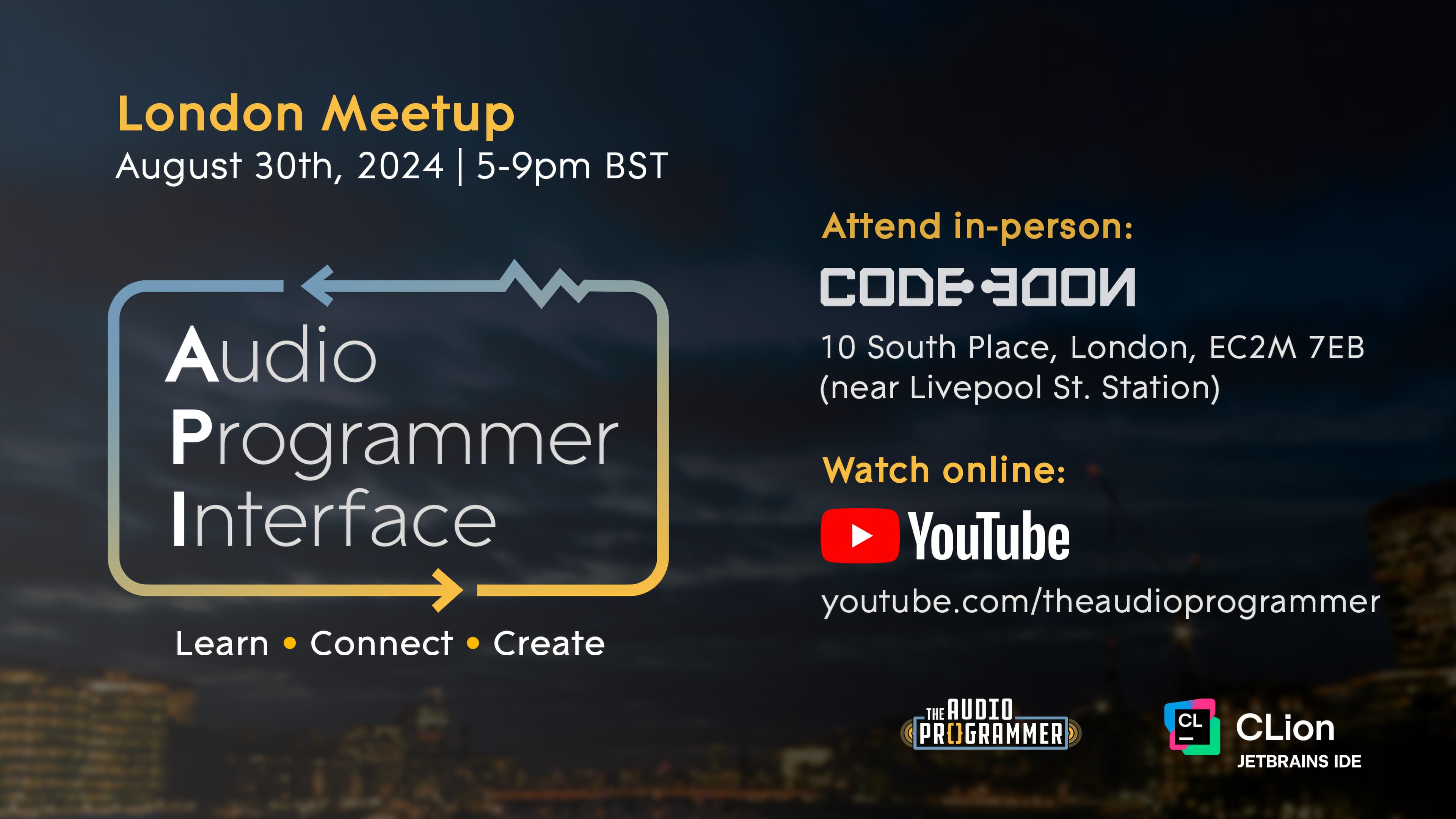 Audio Programmer Interface (API) London
